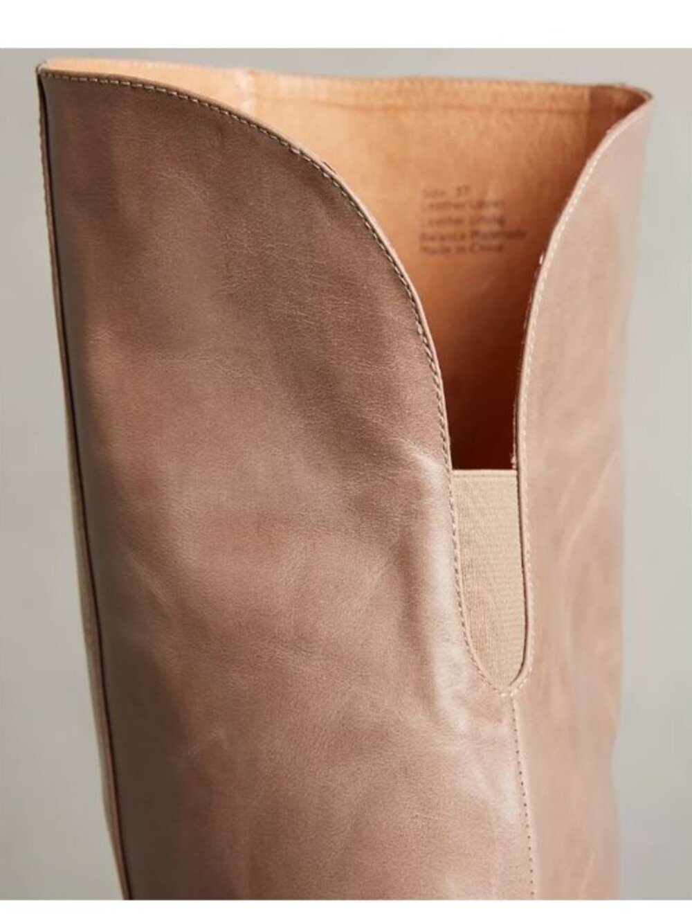 Matiko Lakota Over-The-Knee Boots in Tan Leather – Size 9 / 39 Euro - NEW - Picture 4 of 12